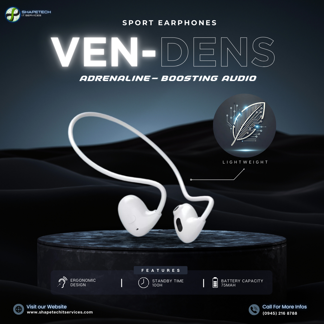 VEN-DENS SPORT EARPHONES 
